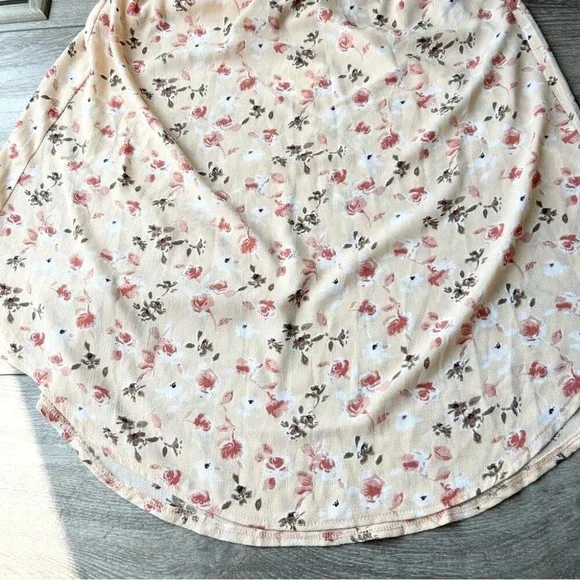 NWT A Shappe Apparel Floral Ivory Ruffles Night Dress Beach Dress - Picture 6 of 12